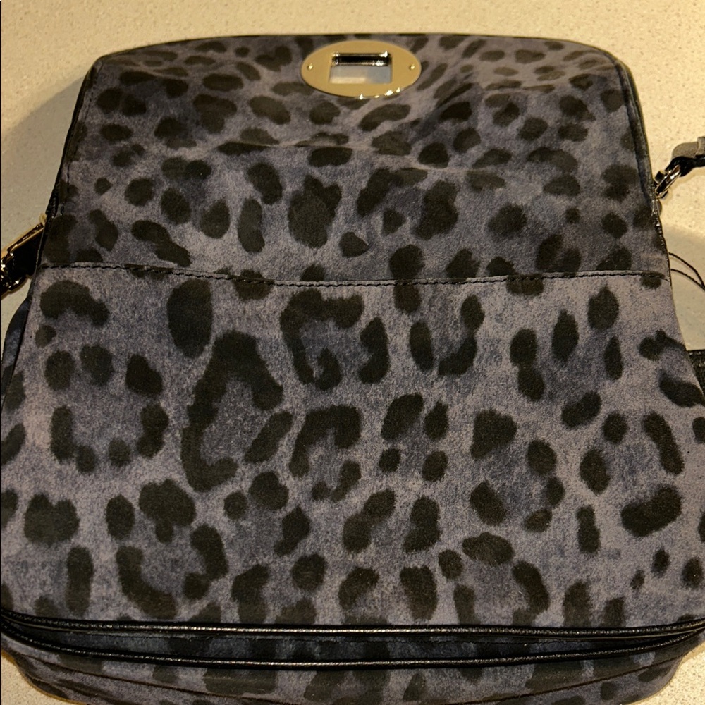 Kate Spade Black and Gray Leopard Small Bag EUC - Picture 7 of 11